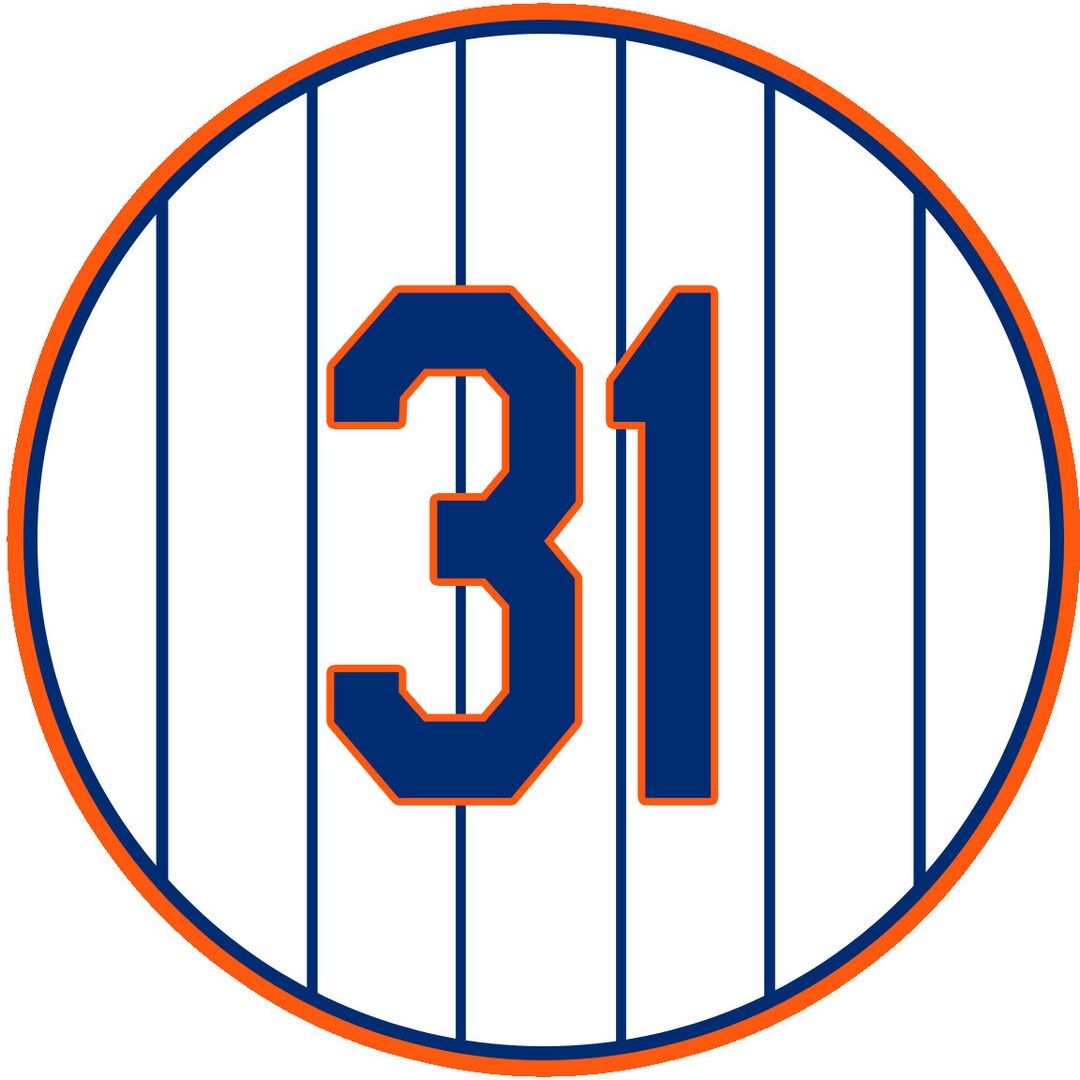 New York Mets Retired Numbers Premium Glossy Vinyl Waterproof Etsy