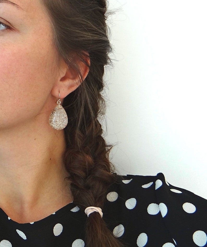 Golden resin Stud Earrings