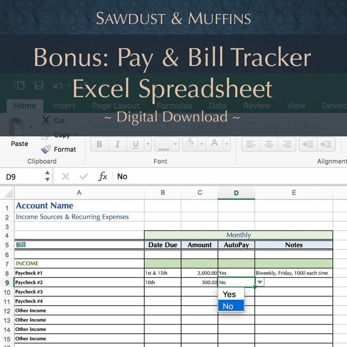 Personal Finance / Cash Tracker / Excel Spreadsheet / Dave Ramsey ...