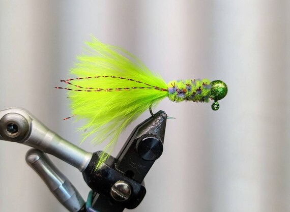 Disco Lime Crappie/bass Jig 5 per Pack 2 Sizes Available LIMITED QUANTITY -   Canada