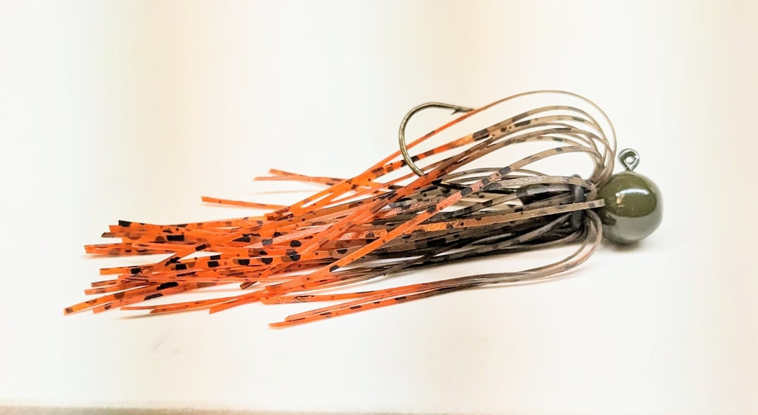 Ball Jig Matte Green Pumpkin Jig 2 2 Sizes 2 Hook Styles - Etsy