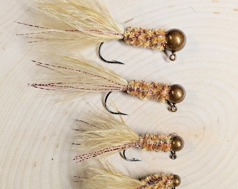 New Penny Crappie/Bass jig #151  5 per pack 4 sizes 2 hook styles available