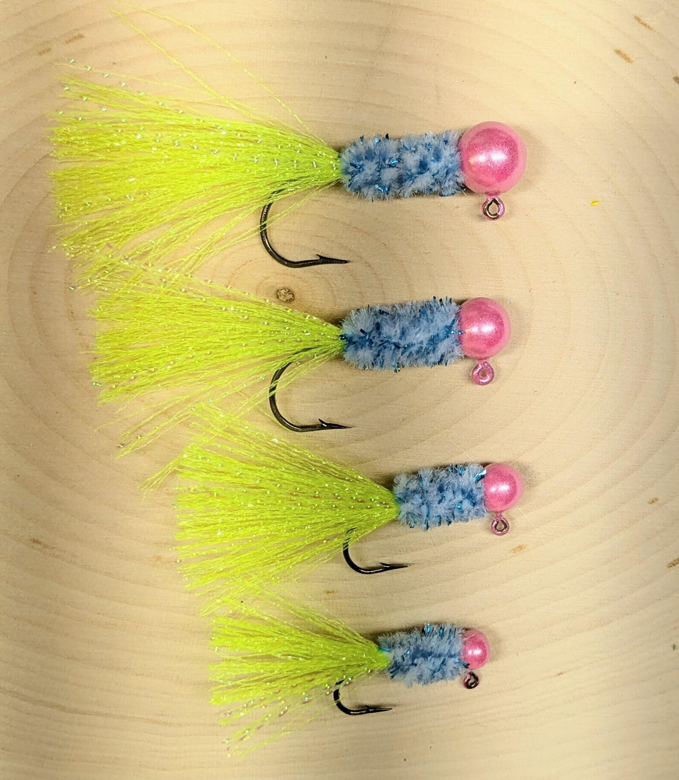 Pink Pearl Crappie/bass Jig #206 per Pack Sizes Hook Styles