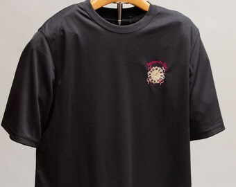 Kurze Ärmel Männer Leistung Tee für Breast Cancer Awareness