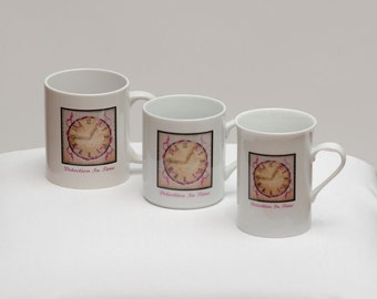 Porcelain Mugs - Detection In Time: Breast Cancer Awareness