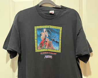 Vintage Magic the Gathering Order of the Ebon Hand Fallen Empires Shirt - MAGICALLY RARE