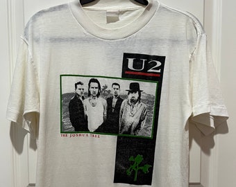 Vintage U2 - With Or Without You - Joshua Tree Shirt - BONO RARE