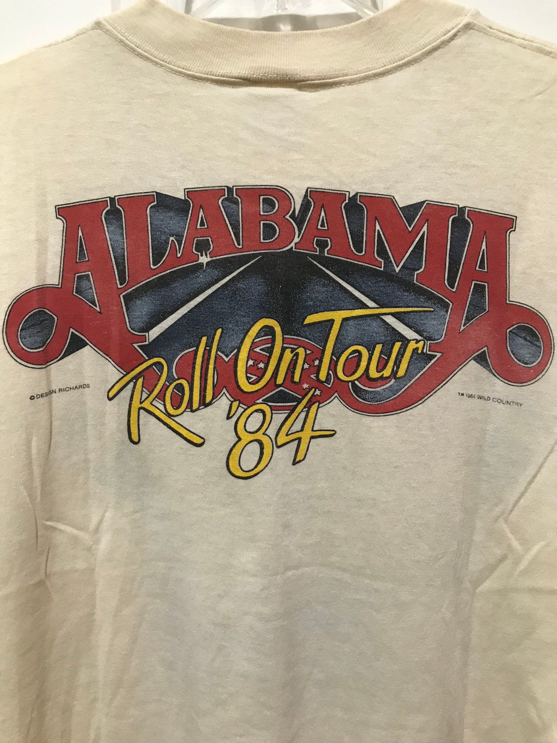 alabama roll on tour t shirt