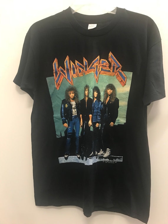 Vintage Winger concert tour t-shirt