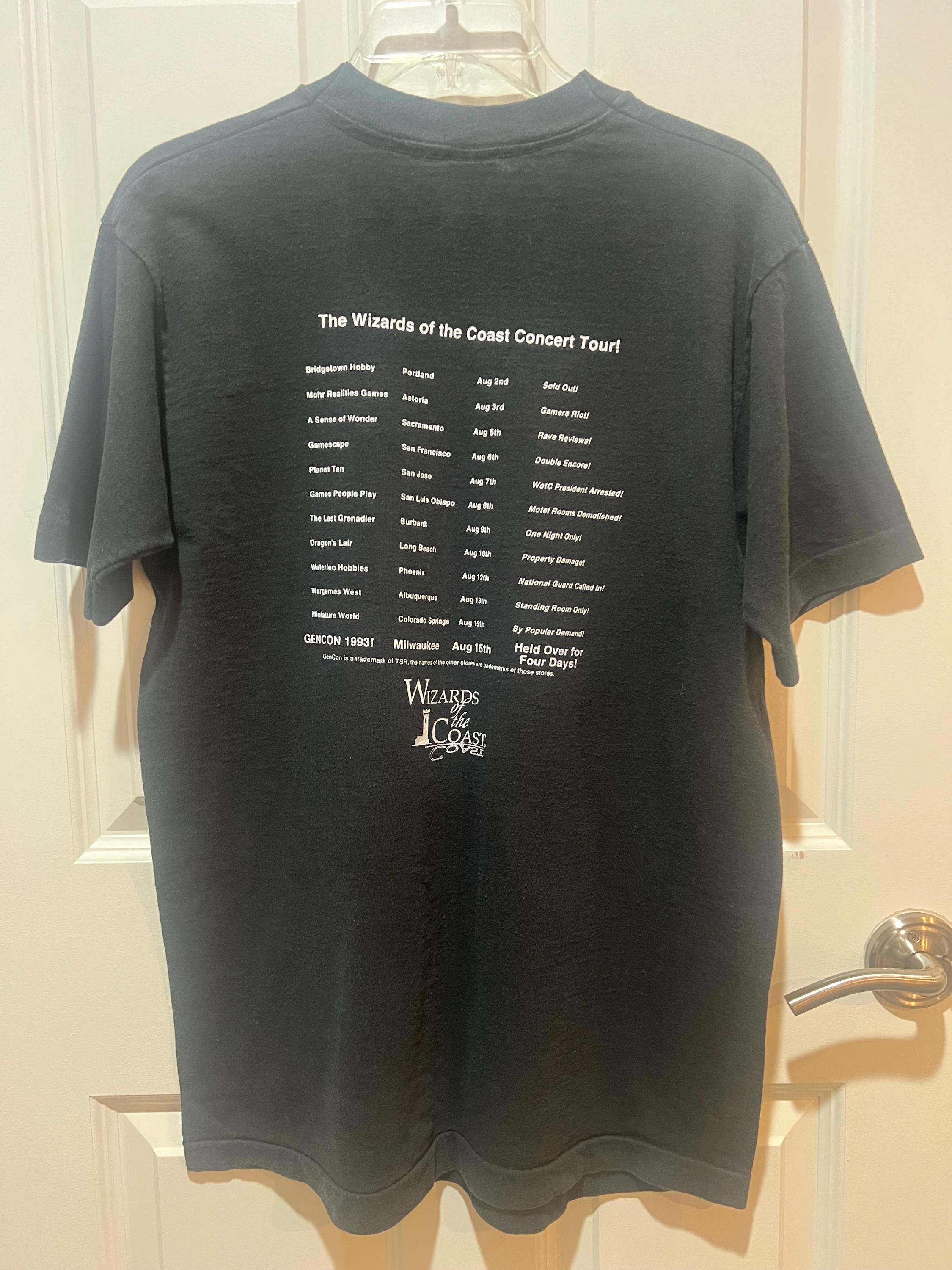 Vintage Magic: the Gathering Wizards of the Coast 1993 Shirt