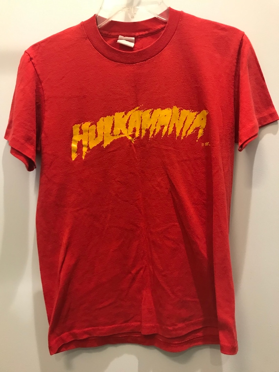 Vintage Hulk Hogan Hulkamania WWF WWE 1980s t-shir