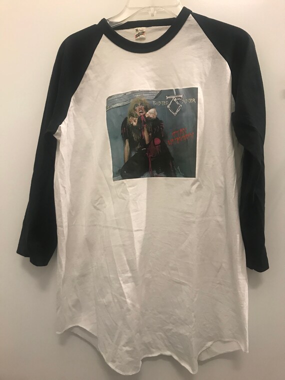 Vintage Twisted Sister Stay Hungry 3/4 length Raglan shirt