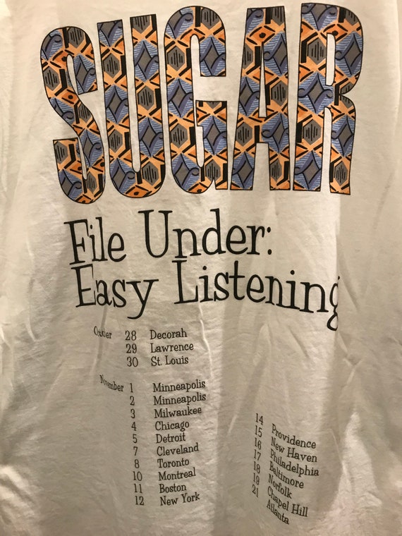 Vintage Sugar T-Shirt - Bob Mould - Husker Du - 19