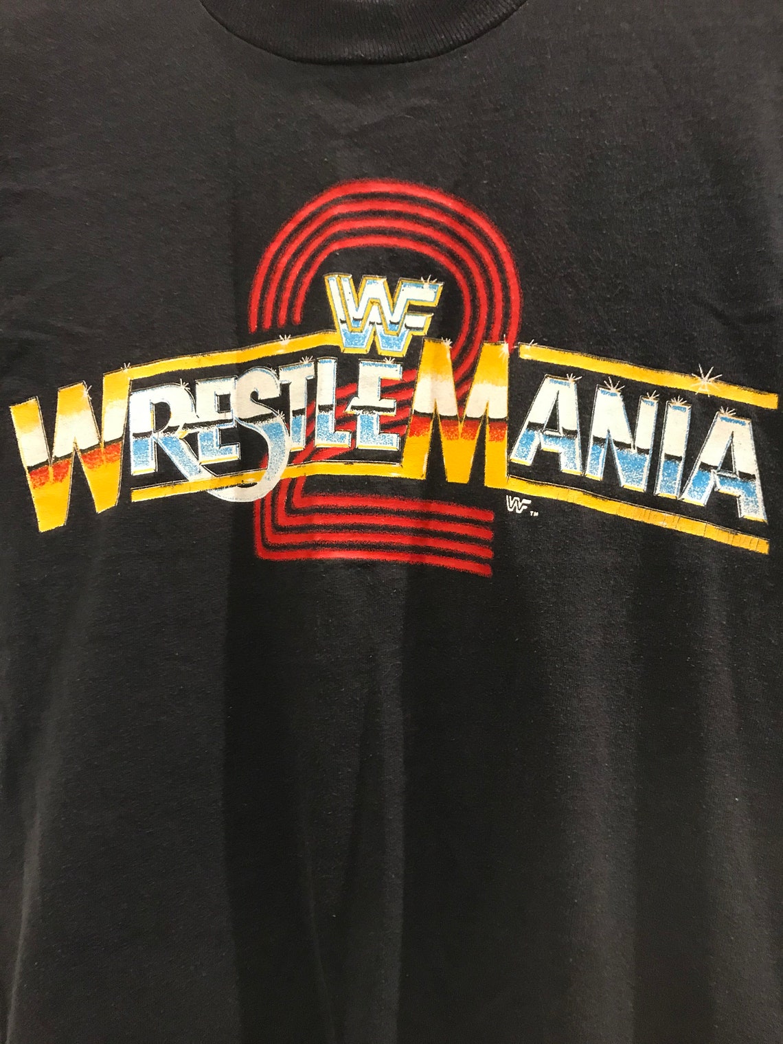 wrestlemania vintage shirt
