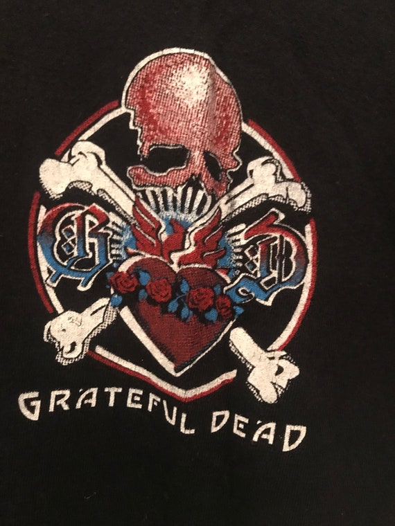Vintage Grateful Dead Bertha V-Neck T-Shirt - GRO… - image 3