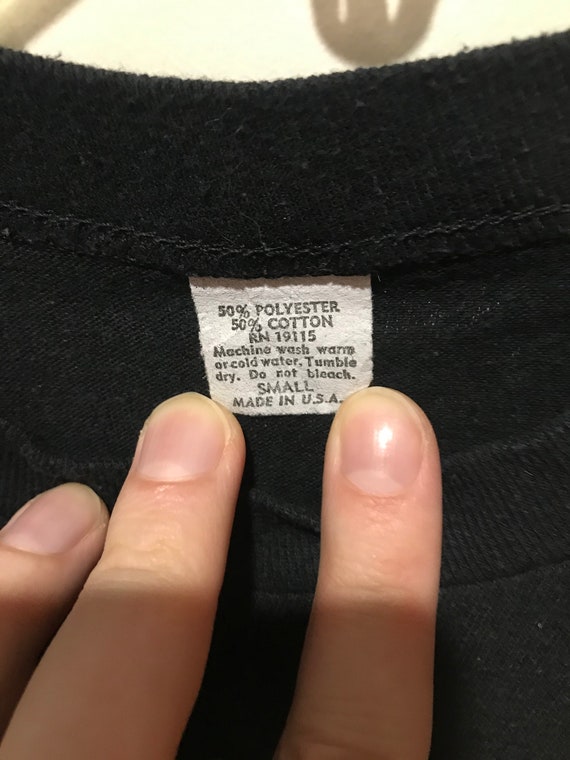 Vintage XTC 1980 T-Shirt - Black Sea - New WAVEY RARE - Gem