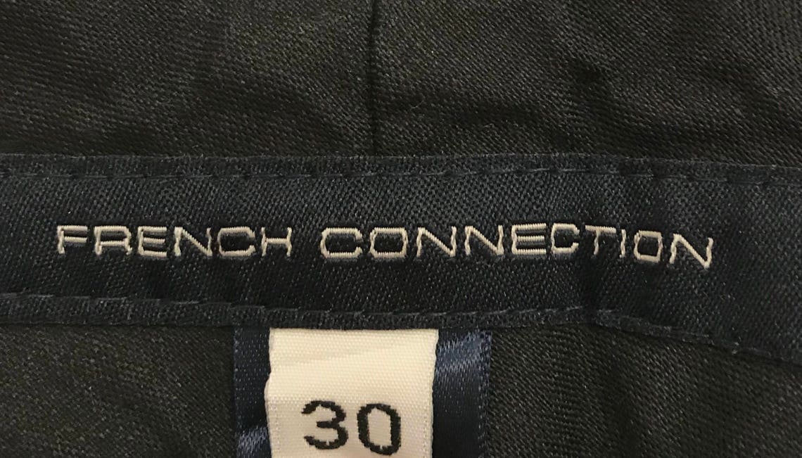 Vintage French Connection FCUK Black Dress Pants - Etsy