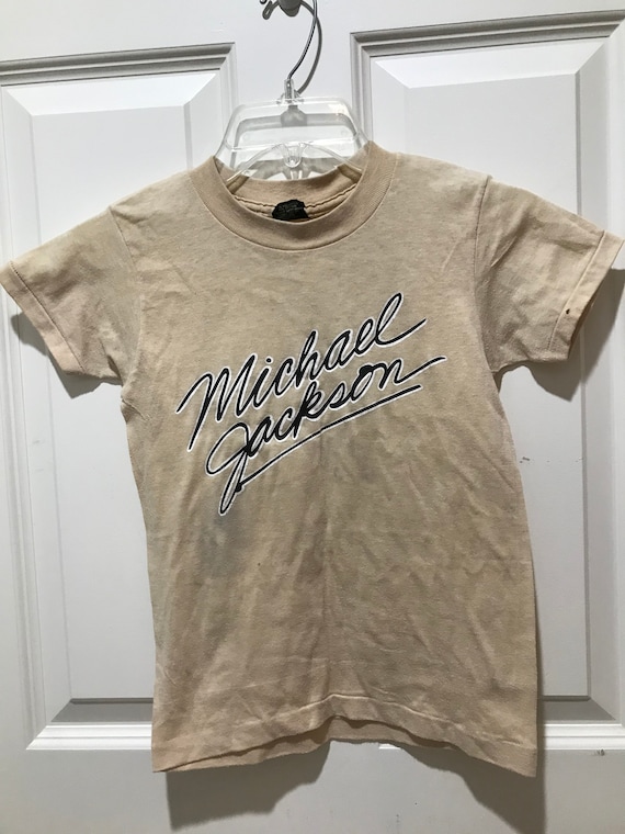 Vintage Michael Jackson T-shirt - THRILLERLY RARE - Etsy