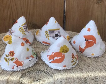 Set of 5 fox pee pee teepees