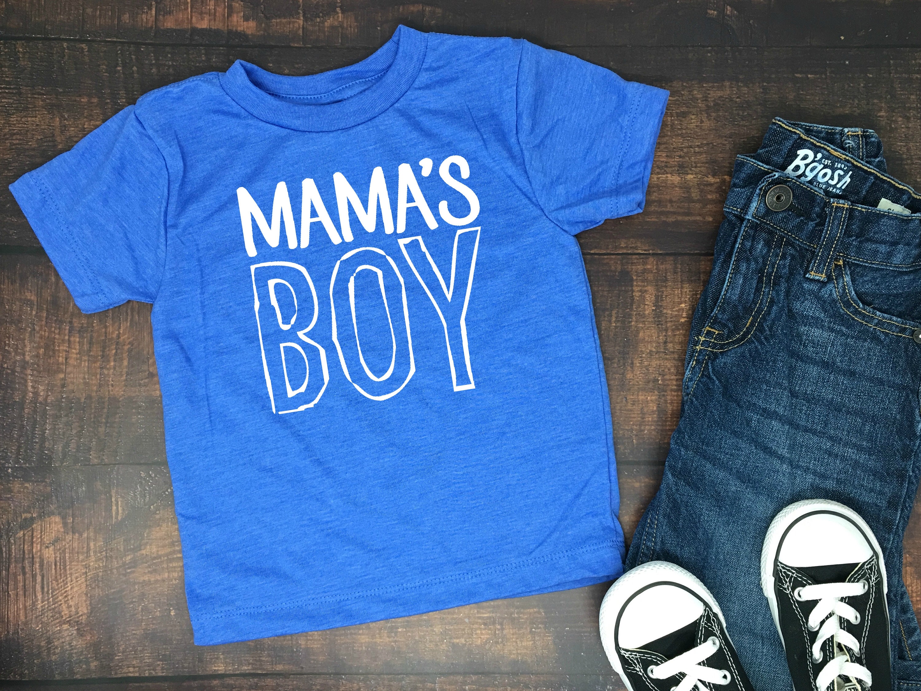 Mama's Boy TShirt Momma's Boy Kid's Shirt Soft Etsy