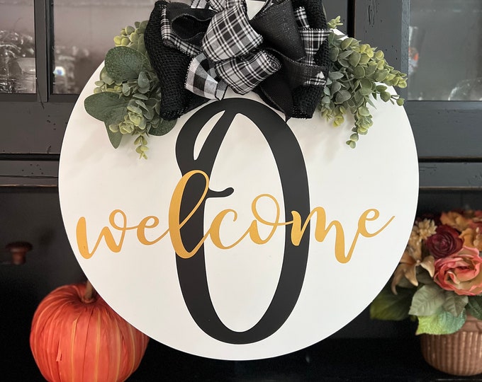 Personalized Welcome Sign