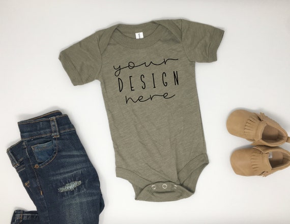 Bella Canvas Infant Mockup Bodysuit 134b Mockup Bella Mockup Etsy