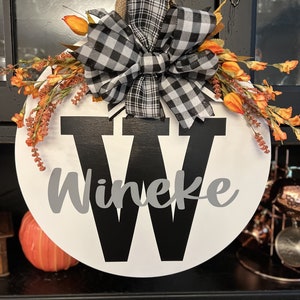 Personalized Welcome Sign