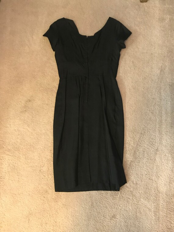 Vintage 1950-1960’s LIttle Black Dress - image 7
