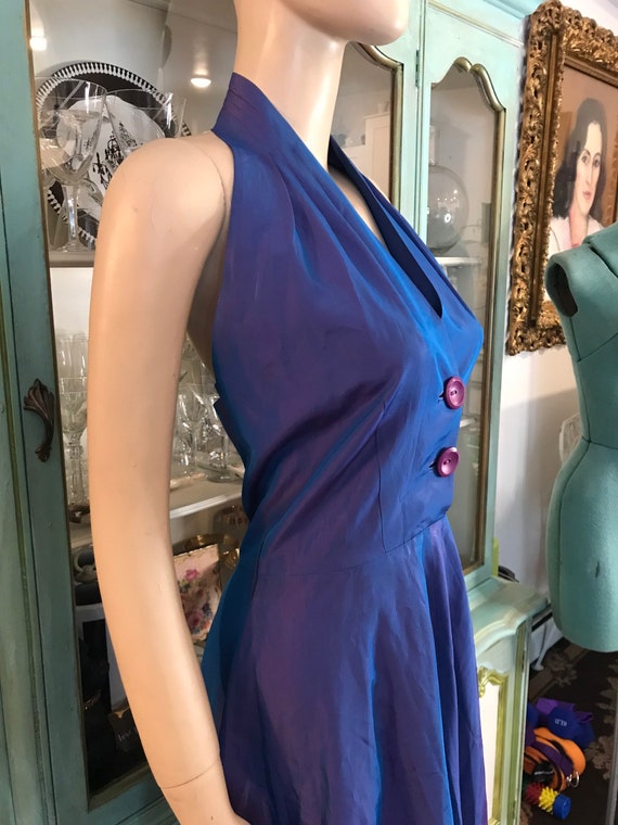 slim fit dress slacks 1950s Pattern, Marilyn Monroe Halter Neck, Ball, Evening Gown main image 1