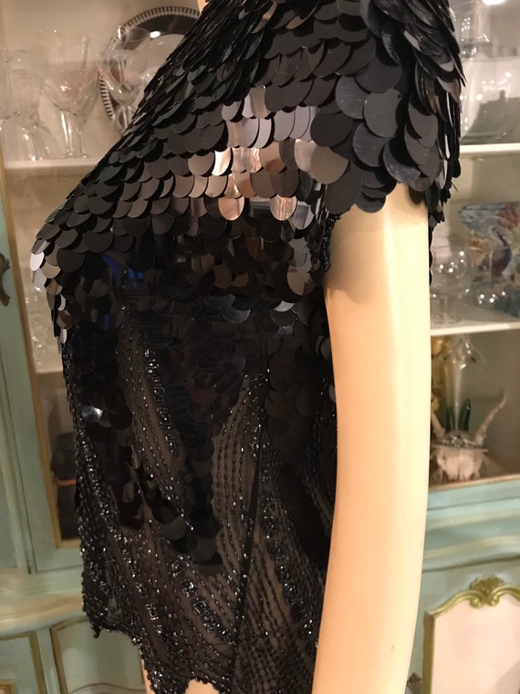 Amazing Sequin And Beaded Top - image 3