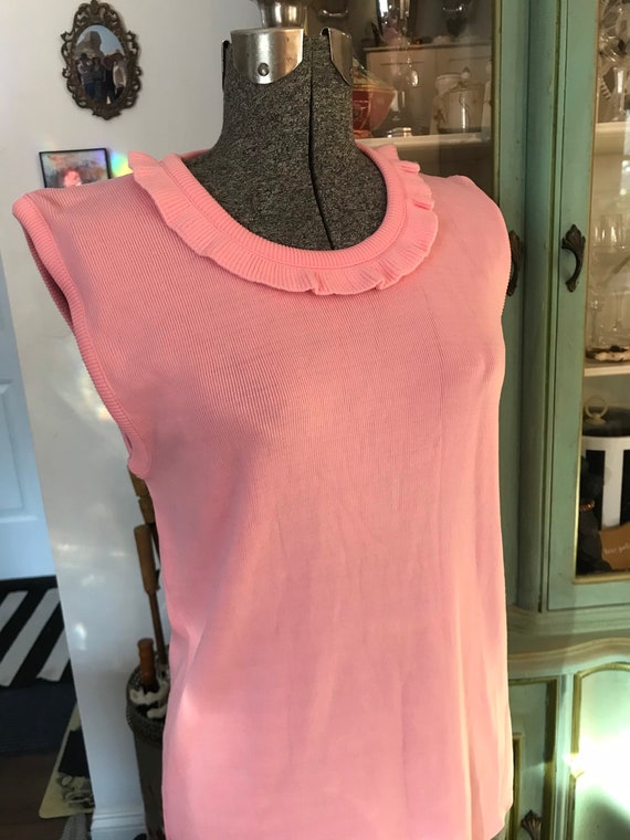 Darling Pink Sleeveless Top