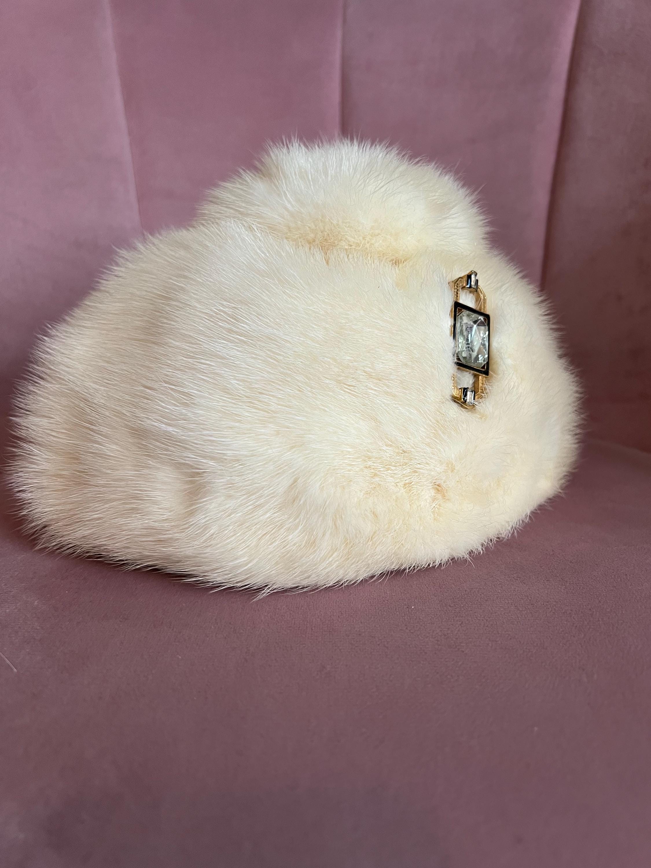 Vintage Miss Alice Label Mink Fur Hat. - Etsy display picture 2