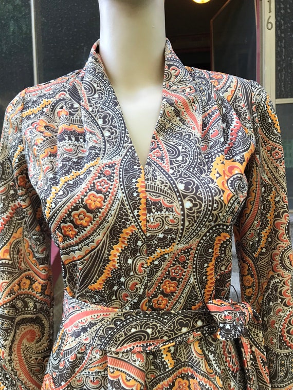 Perfect Vintage Paisley Dress - image 10