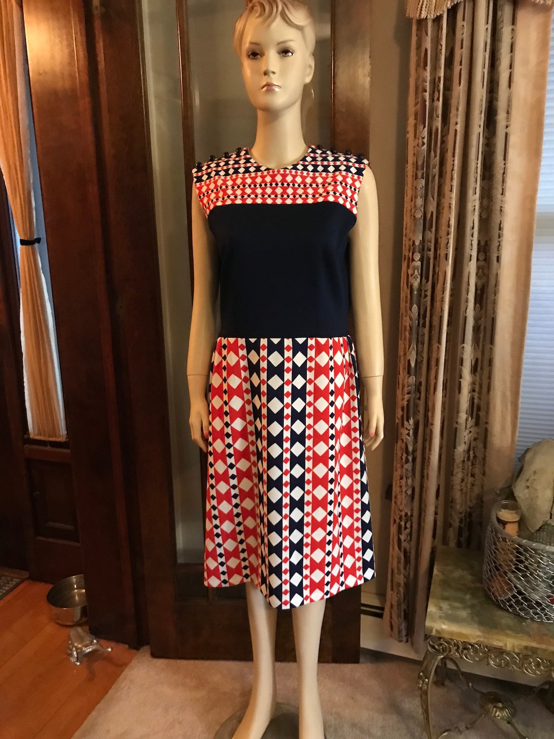 green toile dress Prosperina Juli Anna Midi In Eden BALMAIN Long Jacquard Cardigan Size:M09 date-2025