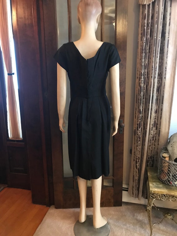 Vintage 1950-1960’s LIttle Black Dress - image 10