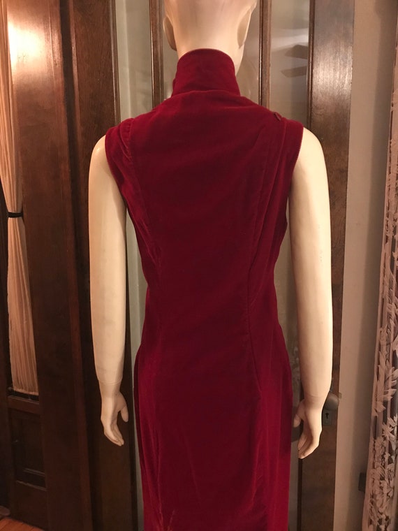 Red Velvet Dress - image 2