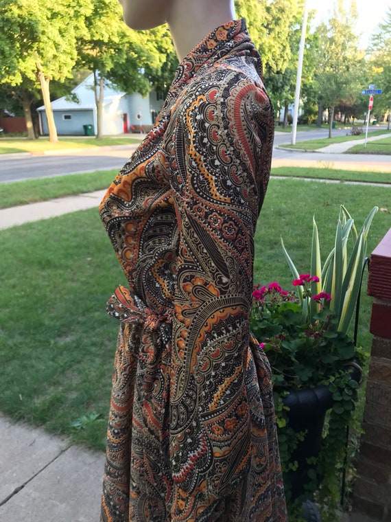 Perfect Vintage Paisley Dress - image 4