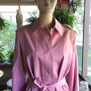 Vintage Velvet Hot Pink Lining Coat - OS
