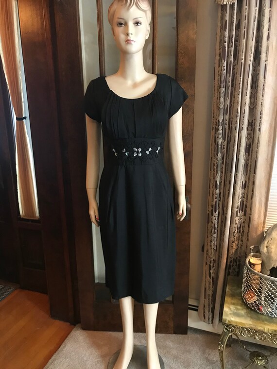 Vintage 1950-1960’s LIttle Black Dress - image 3