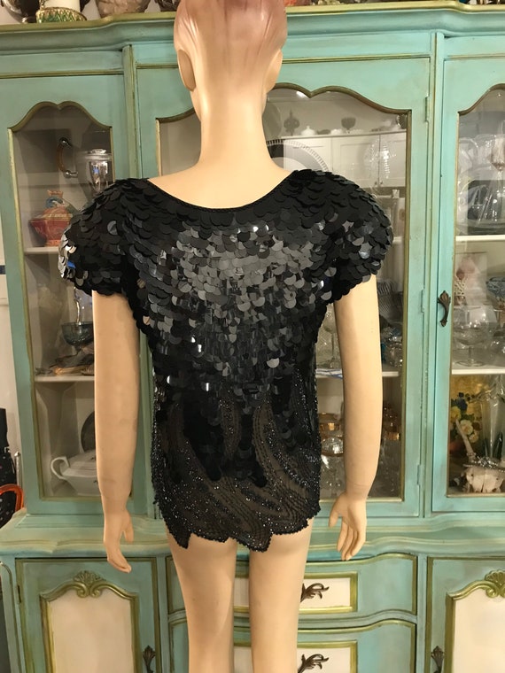 Amazing Sequin And Beaded Top - image 8