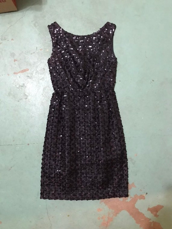 Black vintage wiggle dress - image 5