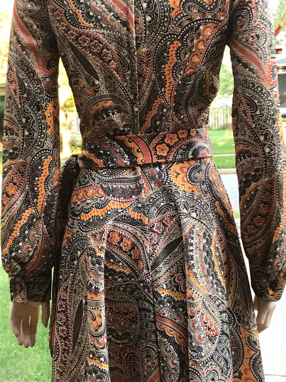 Perfect Vintage Paisley Dress - image 2