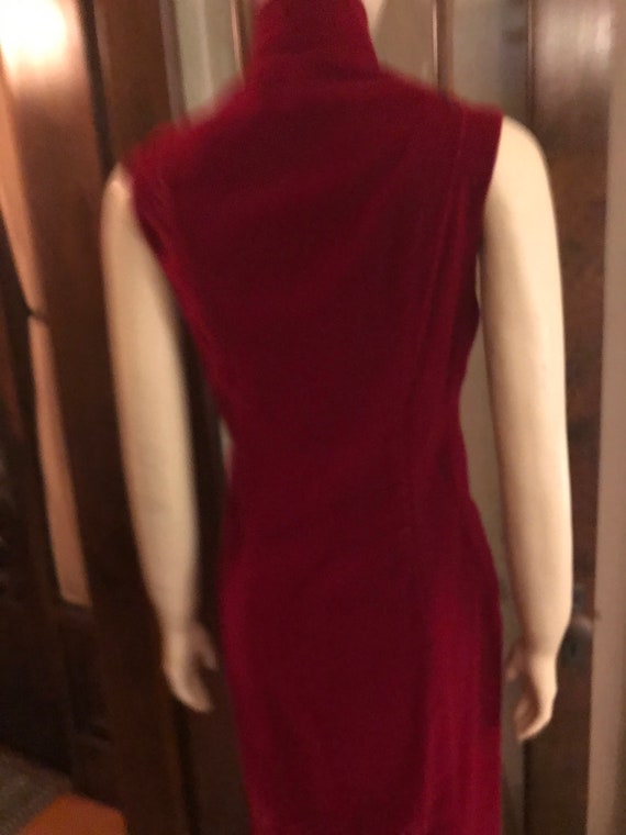 Red Velvet Dress - image 8