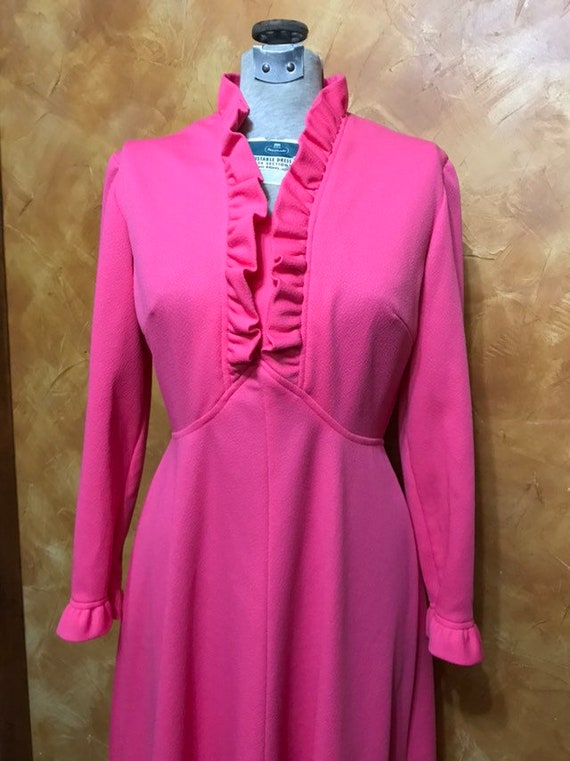 This dress is 1970's Pink Perfection!