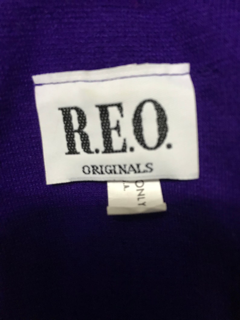 Dead stock R.E.O Originals Royal Purple 80\u2019s dress