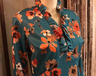 Vintage 1970’s boho floral dress