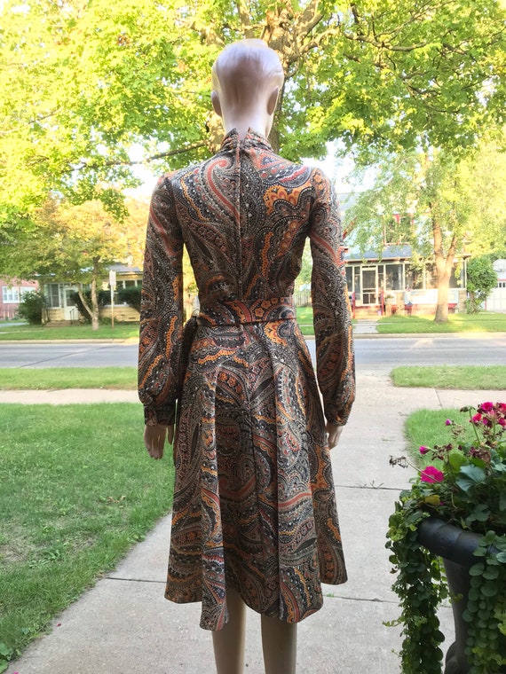 Perfect Vintage Paisley Dress - image 9