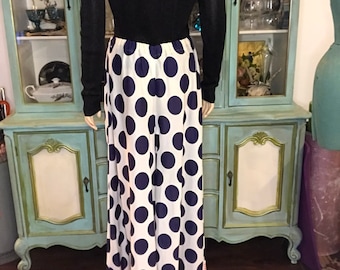 Blue Polka Dot Pants