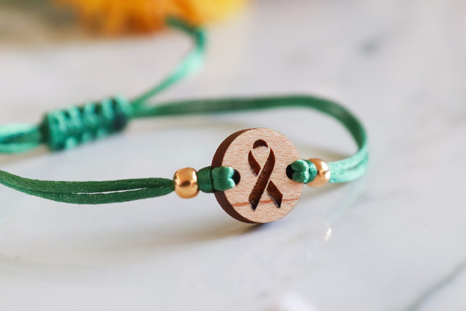MENTAL HEALTH AWARENESS Bracelet Green Awareness Ribbon Etsy