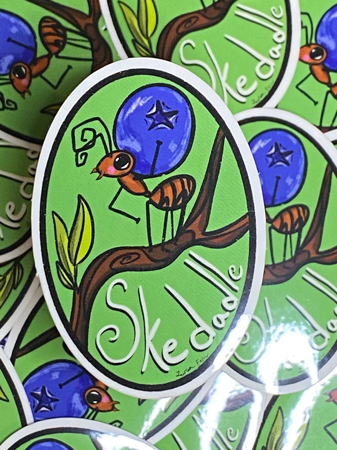 Ant Web Sticker Cute Hiking Ant Sticker, Laptop Sticker, Glossy Vinyl, Tumbler Sticker ...